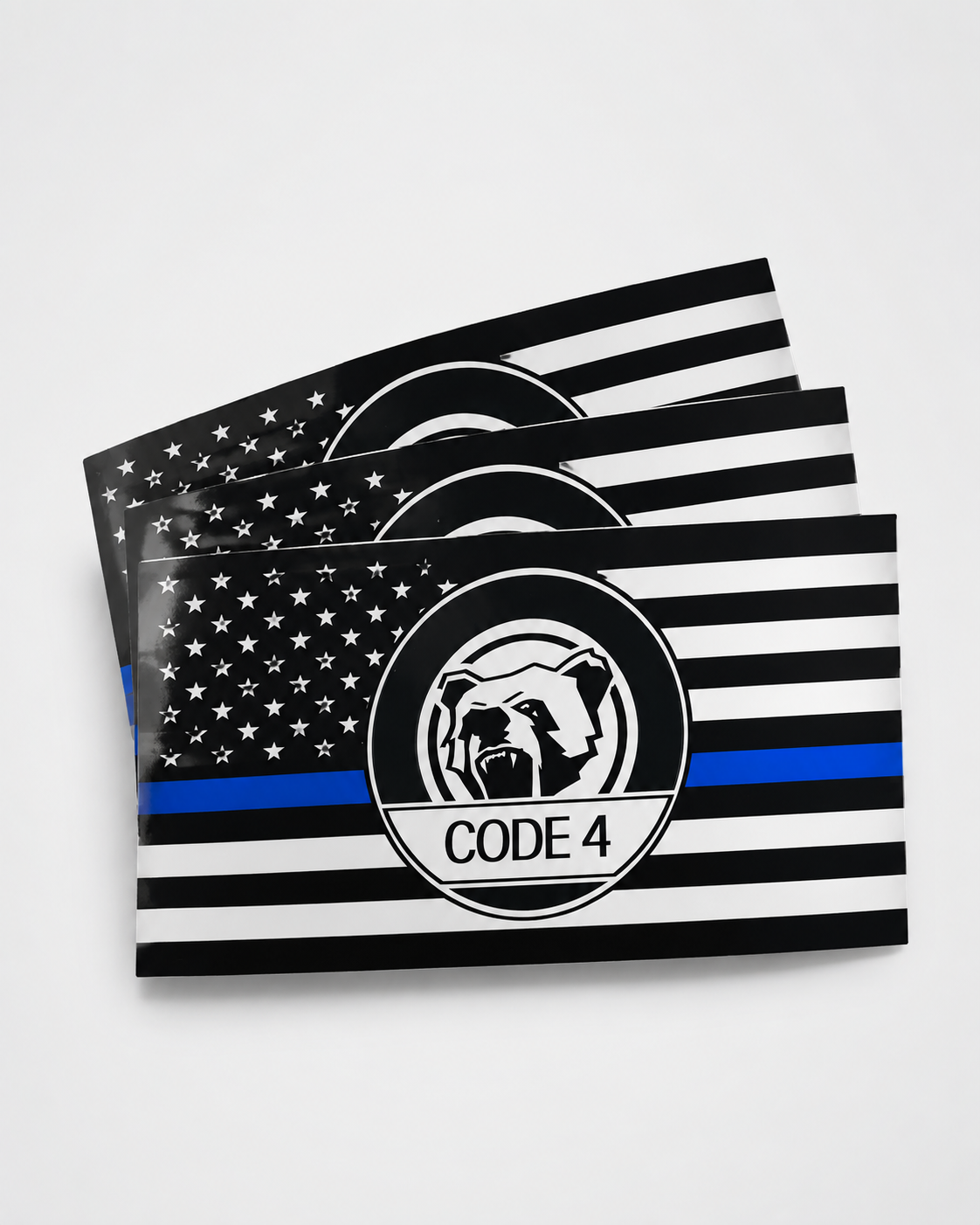 CODE 4 STICKER FOR CARS